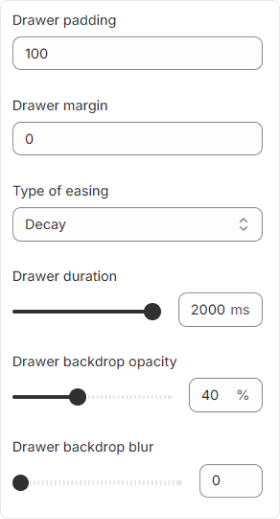 drawer demo