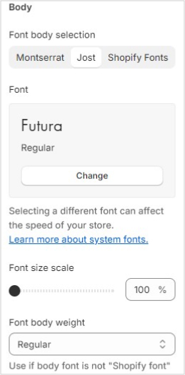 font demo